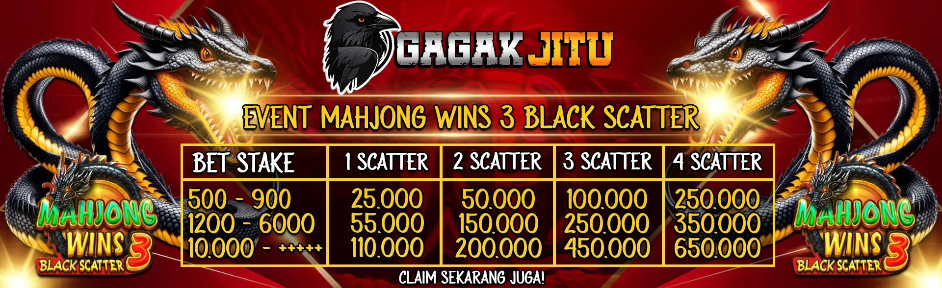EVENT SCATTER HITAM